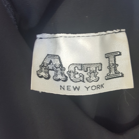 ACT I VTG New York Ruffle Dress - Picture 2 of 7